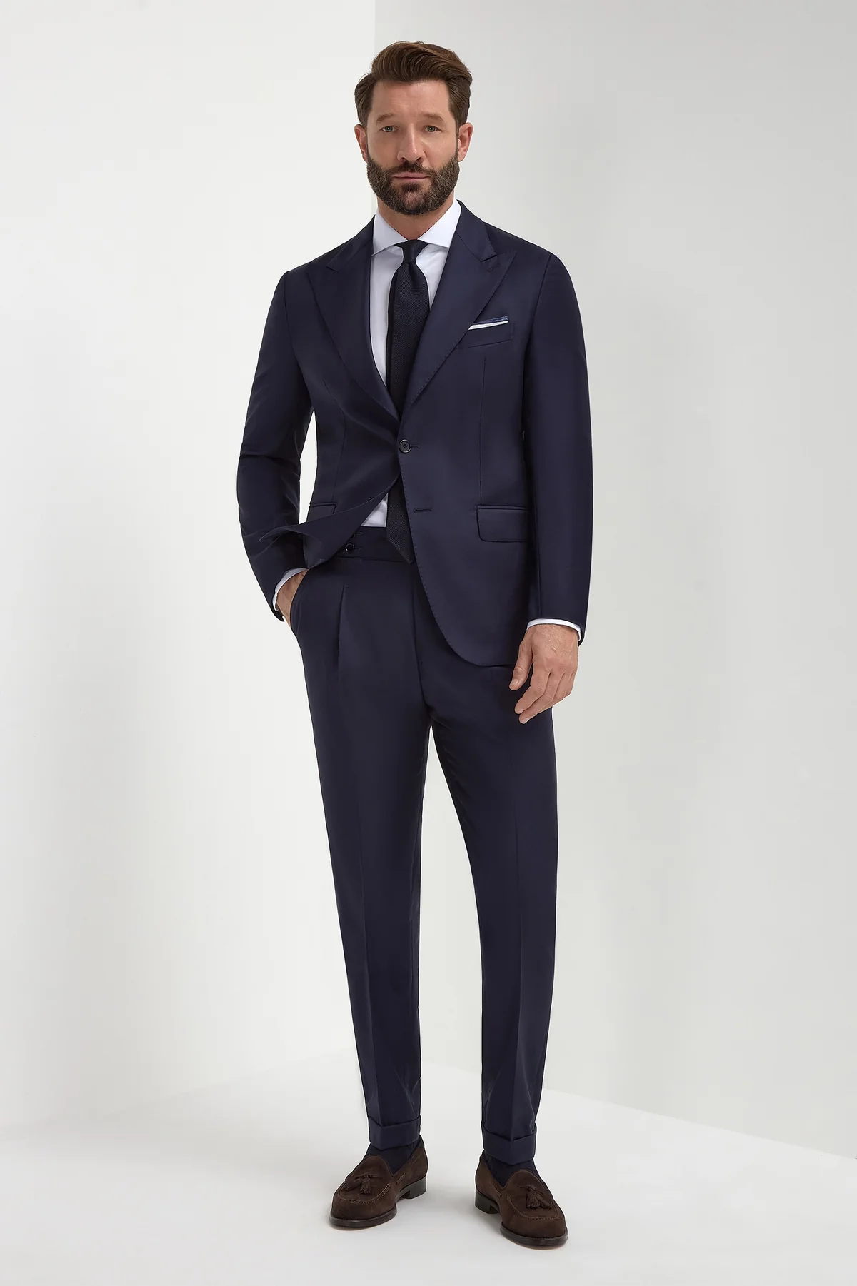Blue 3 Piece suit - Made in India by Sana Tailor, Jaipur — garment view 1
